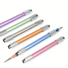 Réglable Double Têtes Couleurs Métal École Bureau Art Écrire Outil Croquis Crayon Extendeur Titulaire