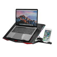 Réglage de la hauteur universel à 7 vitesses Alimenté par USB 7 modes déclairage RVB Ventilateur de refroidissement