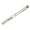 Règle 1-150mm de mesure de cône de cale doutil de mesure dacier inoxydable