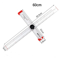 Règle dangle combinée mobile multi-degrés règle dangle dactivité de travail du bois de haute précision gr