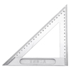 Règle dangle de triangle de 6/8 pouces 150 / 200mm outil de disposition carré de travail du bois métrique