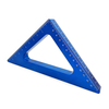 Règle dangle en alliage daluminium de 45 degrés pouces règle de Triangle métrique menuisier atelier outils de