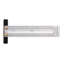 Règle déchelle de haute précision Règle de trou de type T Règle de marque de traçage du bois inoxydable