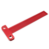 Règle de mesure métrique de positionnement de trou en alliage daluminium Drillpro 260mm règle de marquage en T règl