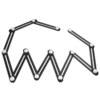 Règle de mesure multi-angle outil de modèle de recherche dangle en alliage 12 côtés 12-règle pliante outils de posi