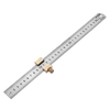 Règle de traçage de ligne métrique et en pouces pour le travail du bois Règle de mesure de positionnement 300mm Règle en