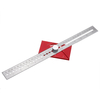 Règle de traçage multifonction Woodwokring Jauge de marqueur de ligne T règle de trou Règle de ligne de division