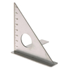 Règle de travail du bois 45/90 degrés en acier inoxydable 3D Triangle carré chevron vitesse carré T et Tri Angle carré o