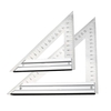 Règle de Triangle de règle carrée de 90 degrés plus verte en acier inoxydable panneau de Triangle multifonction instrume