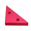 Règle de triangle en alliage daluminium T2 de 90 degrés de hauteur de règle de travail du bois et de règle de serra