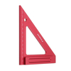 Règle droite de l-carré de règle en aluminium de triangle de 150mm pour le travail du bois