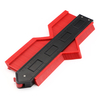 Règle en acier faite de règle de contour rouge Règle de mesure rouge