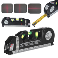 Règle métrique dalignement de ruban à mesurer croisé vertical de niveau laser polyvalent