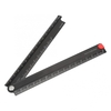 Règles en alliage daluminium de règle portable dangle 0-300mm se pliant en alliage daluminium souverain s