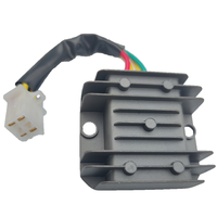 Régulateur de redresseur de tension de moto à onde complète 4 fils universel pour Scooter Quad Quad vélo 12V CG125 FXD12