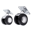 Roue en alliage 1, 5 pouces 2 pouces meubles canapé roulette chaise pivotante roues remplacement