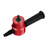 Rouge/Or/Gris Double Tête Tôle Grignoteuse Cutter Foret Attachement Cutter Tôle