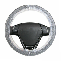 Réparation de voiture Beauté Anti-Pollution PE Housse de protection en plastique jetable Housse de volant