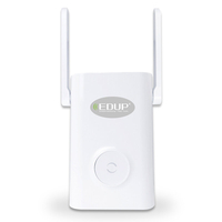 Répéteur WiFi EDUP 1200Mbps Dual Bande Extension de portée sans fil 2.4G / 5G avec antennes externes 2x5dBi EP-AC2935