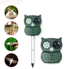Répulsif animal ultrasonique à énergie solaire PIR capteur chats animaux répulsif pour chiens effrayer les animaux pour