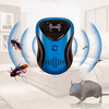 Répulsif anti-moustique électronique réglable à 4 modes ultrasonique,  plug-in dintérieur,  rats,  souris,  cafards,  ar