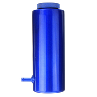 Réservoir de liquide de refroidissement de réservoir de débordement de radiateur de cylindre de 800ml noir / boîte en al