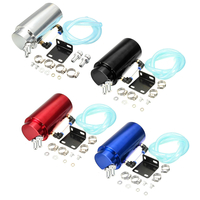 Réservoir de récupération dhuile de course en aluminium universel de 4 couleurs / billette de réservoir Turbo de CA