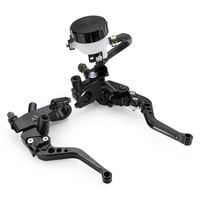 Réservoir universel de maître-cylindre de levier dembrayage de frein avant de moto de 7 / 8inch