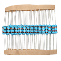 Résistance à film métallique 50pcs 1W 120KR 1% Résistance 120K ohm