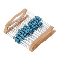 Résistance à film métallique 50pcs 1W 24KR 1% Résistance 24K ohm