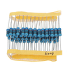 Résistance à film métallique 50pcs 1W 620R 1% Résistance 620 ohms