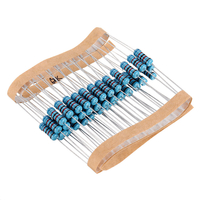 Résistance à film métallique 50pcs 1W 62KR 1% résistance 62Kohm