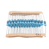 Résistance à film métallique 50pcs 1W 9.1KR 1% Résistance 9.1K ohm