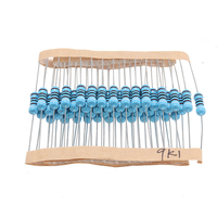 Résistance à film métallique 50pcs 1W 9.1KR 1% Résistance 9.1K ohm