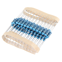 Résistance de film en métal 50pcs 1W 1% 220K ohm