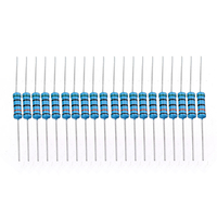 Résistance de résistance à film métallique 20pcs 2W Résistance 1% 510K ohm