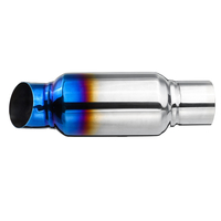 Résonateur silencieux de silencieux de silencieux de pot déchappement dadmission de 2, 5 "à 63mm,  acier inoxyd