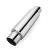Résonateur Universel Silencieux Déchappement Turbo Inox 304 Inlet 3 Pouces