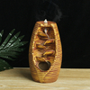 Rétro Céramique Backflow Cascade Fumée Brûleur Dencens Porte-Encensoir Décor + Cônes