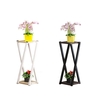 Rétro Métal Fleur Stand Chic Intérieur Jardin Plante Titulaire Affichage Planteur Rack Décorations Outil