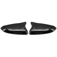 Rétroviseur arrière couvercle de remplacement en fibre de carbone look pour Honda Civic 2016-2020