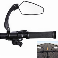 Rétroviseur de vélo 360 ° Rotation Clear Back Sight Reflector Rotation Réglable Lens Mirror Bike Sight Reflector MIB Roa