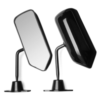Rétroviseur extérieur universel de voiture,  verre convexe noir (LH + RH) UK-2