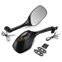 Rétroviseurs de moto avec signal LED pour Suzuki GSXR600 GSXR750 GSXR1000 2005-2015