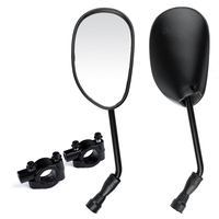 Rétroviseurs latéraux de rétroviseur dextrémité de barre de poignée de 7/8 pouces 22mm universels pour le Scooter d