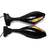 Rétroviseurs moto avec clignotant LED pour KAWASAKI NINJA 650R 500R 250R 636