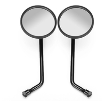 Rétroviseurs noirs ronds de moto pour Harley Davidson Sportster Ryca Motors