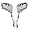 Rétroviseurs Skull Claw pour moto Har / Honda / Suzuki / Yamaha