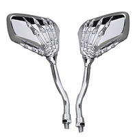 Rétroviseurs Skull Claw pour moto Har / Honda / Suzuki / Yamaha