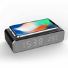 Réveil électrique LED 12 / 24H avec table de chargeur de téléphone sans fil affichage de thermomètre numérique horloge d